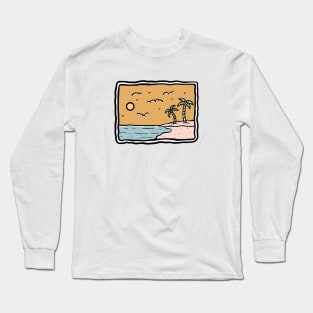 Beach Vibes Vacation Summer Long Sleeve T-Shirt